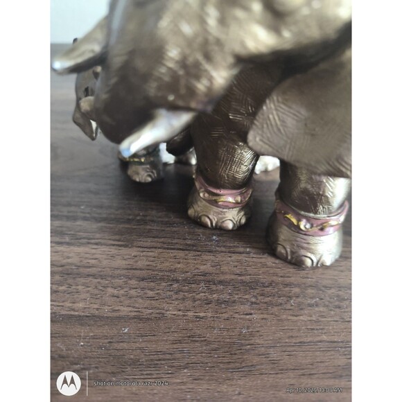 Alabastre European Style" Elephant & Baby Figurine - Picture 10 of 13